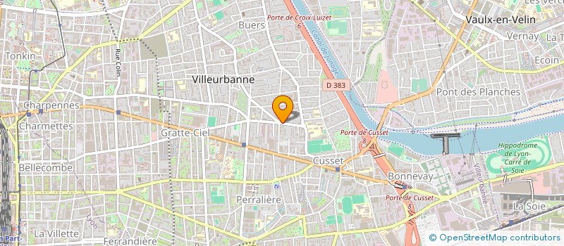 localisation de l'entreprise DISTRIB SIDERURG COLOMBET  VILLEURBANNE