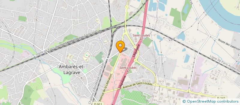 localisation de l'entreprise DISTRIB.SUD à AMBARES-ET-LAGRAVE