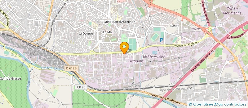 localisation de l'entreprise DISTRIB TREMBLAY à BEZIERS