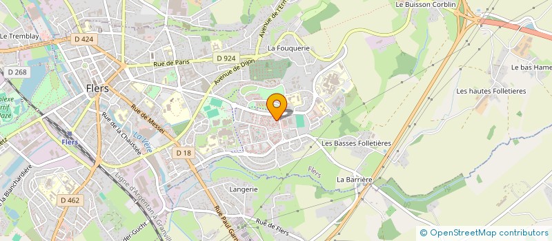 localisation de l'entreprise DISTRIB VIANDES à FLERS