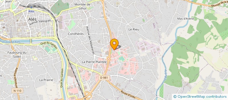 localisation de l'entreprise DISTRIBAIN à ALES