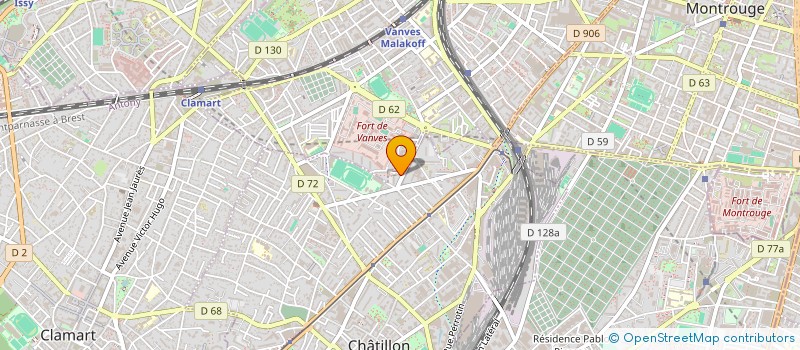 localisation de l'entreprise DISTRIBELLEVILLE à CHATILLON