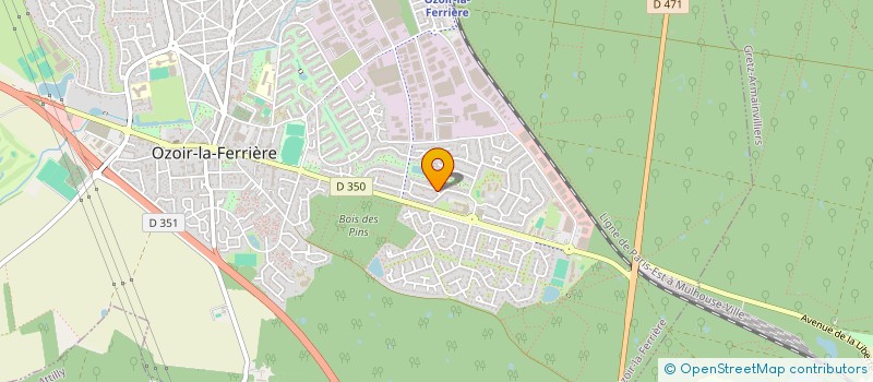 localisation de l'entreprise DISTRIBEXPRESS à OZOIR-LA-FERRIERE