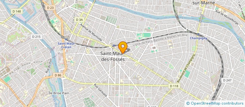 localisation de l'entreprise DISTRIBFLYERS à ST MAUR DES FOSSES