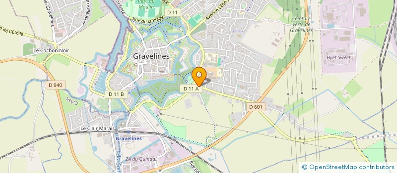 localisation de l'entreprise DISTRIBOISSONS SARL à GRAVELINES