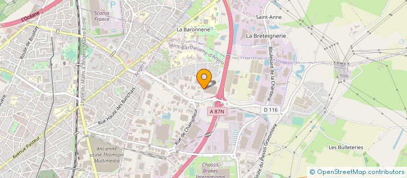localisation de l'entreprise DISTRIBOUCH  SAINT-BARTHELEMY-D'ANJOU