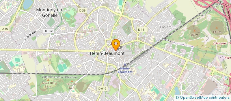localisation de l'entreprise DISTRIBOZ à HENIN-BEAUMONT