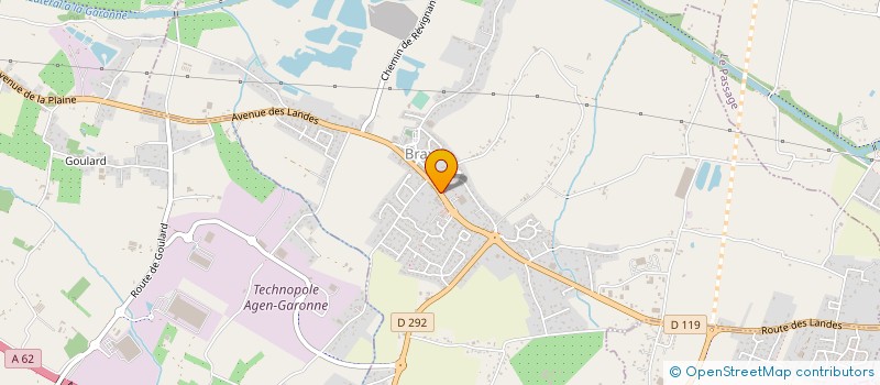 localisation de l'entreprise DISTRIBRAX  BRAX