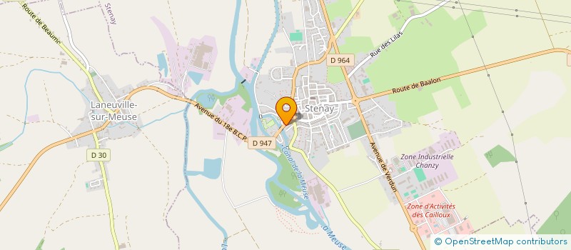 localisation de l'entreprise DISTRIBUG SARL à STENAY