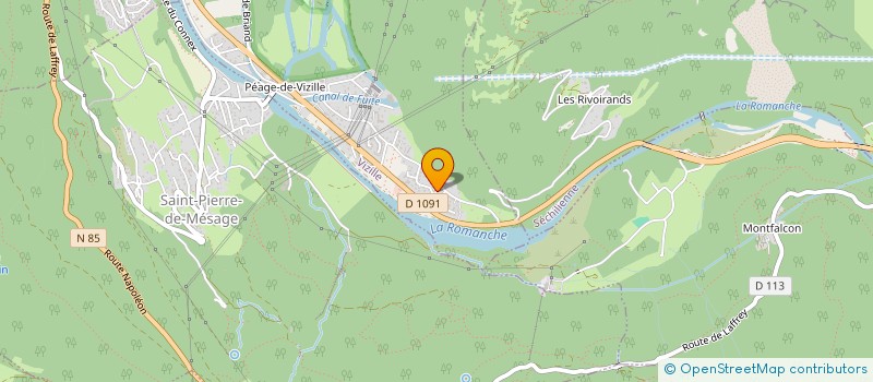 localisation de l'entreprise DISTRIBUNET  VIZILLE