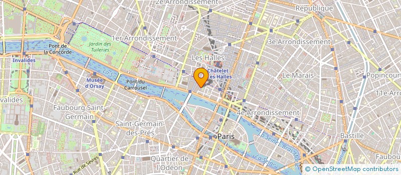 localisation de l'entreprise DISTRIBUT ASSIST INGENIERIE INFORMATIQUE à PARIS