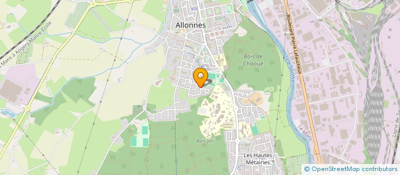 localisation de l'entreprise DISTRIBUT'IF  ALLONNES