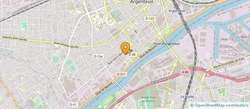 localisation de l'entreprise DISTRIBUT PRODUITS ELECTRON AUTOMATISMES à ARGENTEUIL