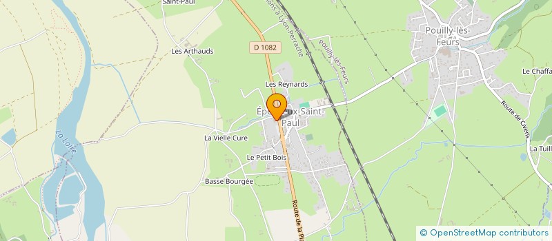 localisation de l'entreprise DISTRIBUTEUR DE SAVEURS  EPERCIEUX-SAINT-PAUL