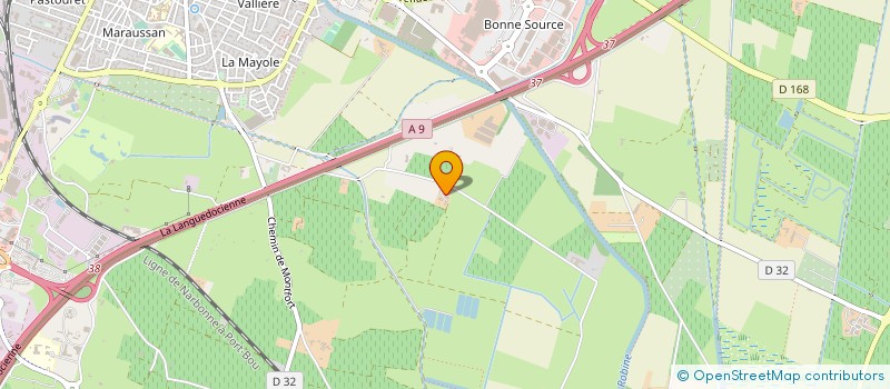 localisation de l'entreprise DISTRIBUTEURS ASSOCIES DE PEINTURE à NARBONNE