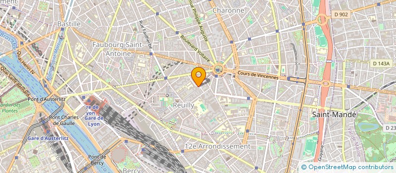 localisation de l'entreprise DISTRIBUTION 75  PARIS