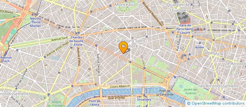 localisation de l'entreprise DISTRIBUTION ALIMENTAIRE à PARIS