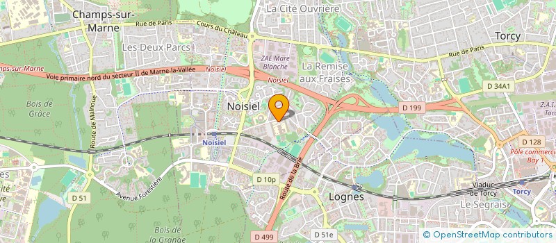 localisation de l'entreprise DISTRIBUTION ALIMENTAIRE DE NOISIEL à NOISIEL