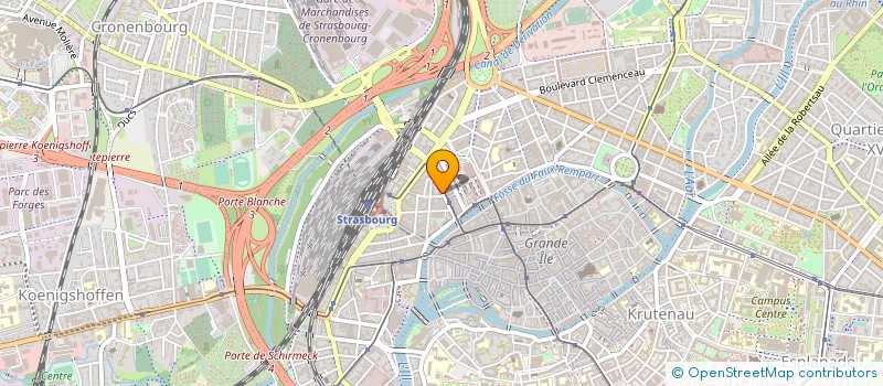 localisation de l'entreprise DISTRIBUTION ALIMENTAIRE DE SAVERNE à STRASBOURG