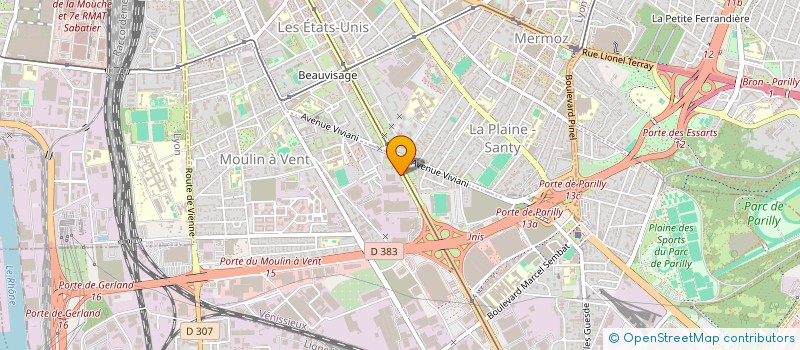 localisation de l'entreprise DISTRIBUTION ALIMENTAIRE DE VENISSIEUX à VENISSIEUX