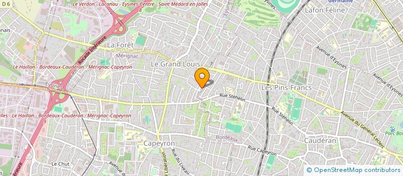 localisation de l'entreprise DISTRIBUTION ALIMENTAIRE ITALIENNE  MERIGNAC