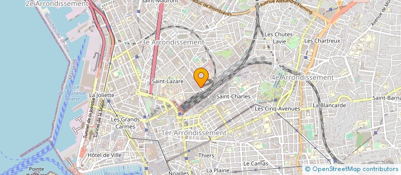 localisation de l'entreprise DISTRIBUTION ALIMENTAIRE MEDITERRANEE à MARSEILLE