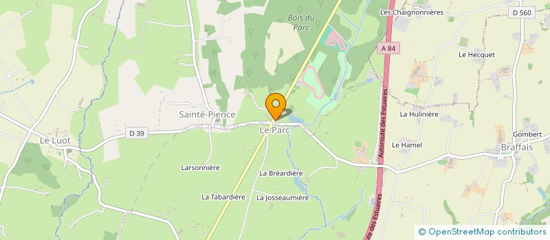localisation de l'entreprise DISTRIBUTION ANIMAUX COMPAGNIE à LE PARC