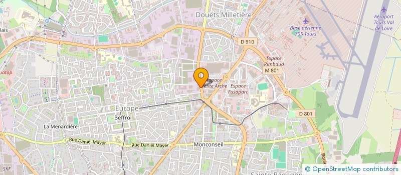 localisation de l'entreprise DISTRIBUTION ASIA FRANCE à TOURS