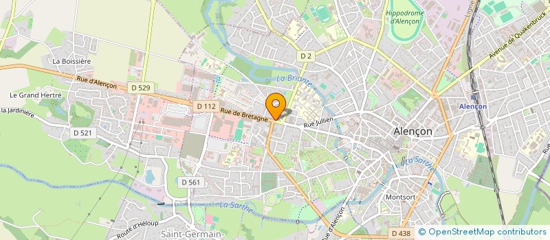 localisation de l'entreprise DISTRIBUTION AUDIO VISUELLE ET MENAGER à ALENCON