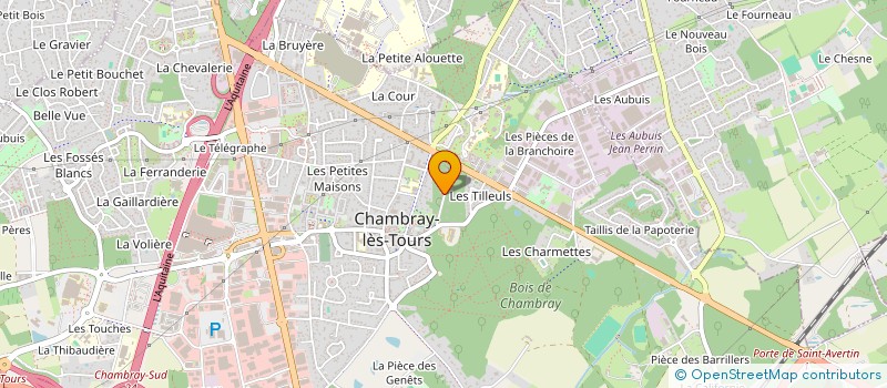 localisation de l'entreprise DISTRIBUTION AUDIO VISUELLE MENAGER  CHAMBRAY LES TOURS