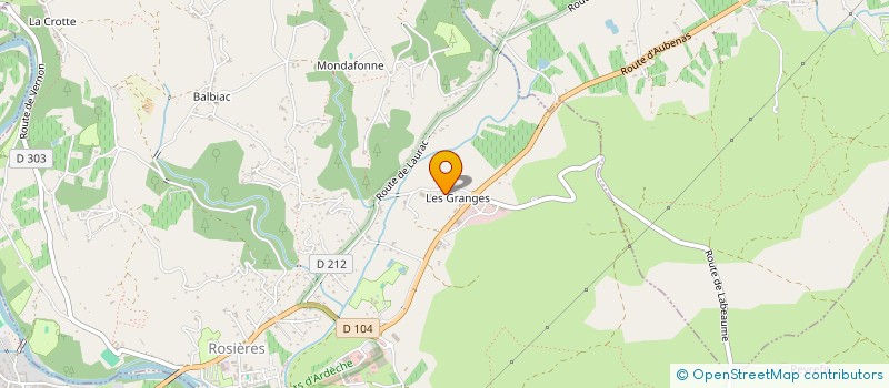 localisation de l'entreprise DISTRIBUTION AUTOMATIQUE VIVARAISE à ROSIERES