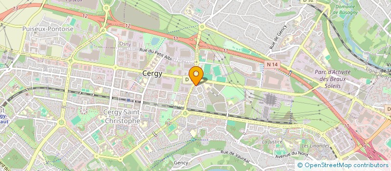 localisation de l'entreprise DISTRIBUTION BATIMENT INSTALLATION  CERGY