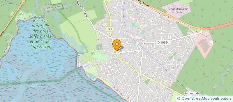 localisation de l'entreprise DISTRIBUTION BOILOR SAS à ARES