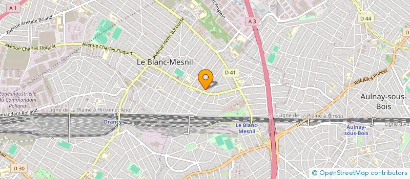 localisation de l'entreprise DISTRIBUTION CAFE MOAK PARIS à LE BLANC-MESNIL
