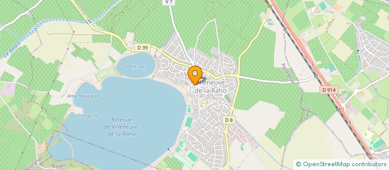 localisation de l'entreprise DISTRIBUTION CATALANE SARL  VILLENEUVE-DE-LA-RAHO