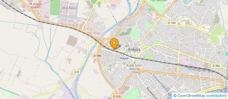 localisation de l'entreprise DISTRIBUTION CCIALE MULTINATIONALE à FREJUS