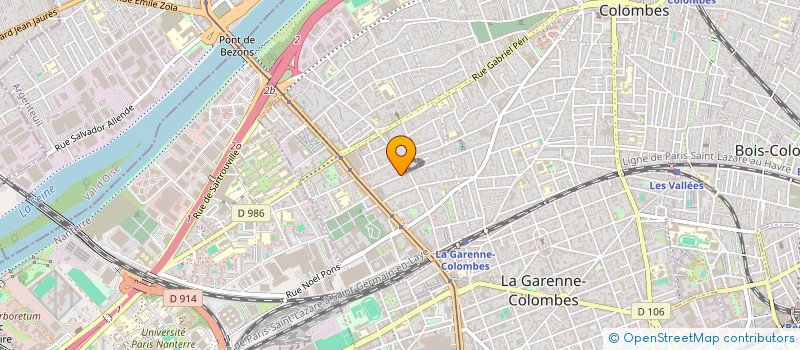 localisation de l'entreprise DISTRIBUTION CHRISTOPHE RIFFORT  COLOMBES