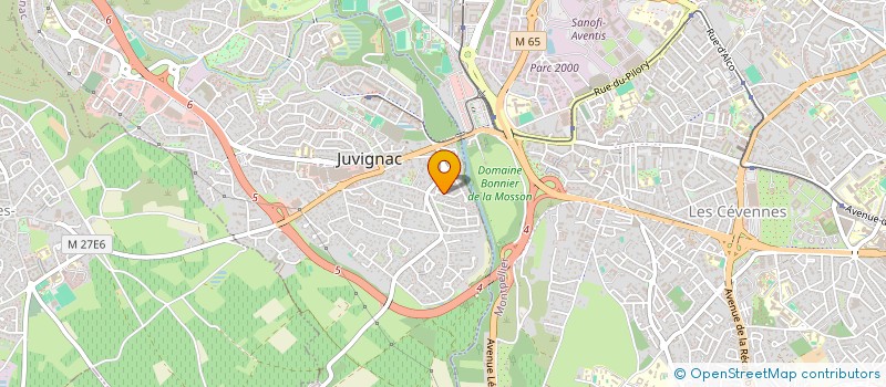 localisation de l'entreprise DISTRIBUTION DE CAFES DU LITTORAL à JUVIGNAC