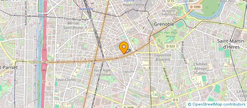 localisation de l'entreprise DISTRIBUTION DE PAPETERIE CONSOMMABLE à GRENOBLE