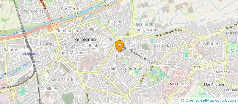 localisation de l'entreprise DISTRIBUTION DE PRODUITS MEDITERRANEENS  PERPIGNAN