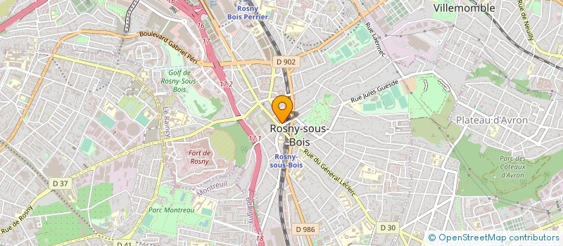 localisation de l'entreprise DISTRIBUTION DE PRODUITS ORIENTAUX à ROSNY-SOUS-BOIS