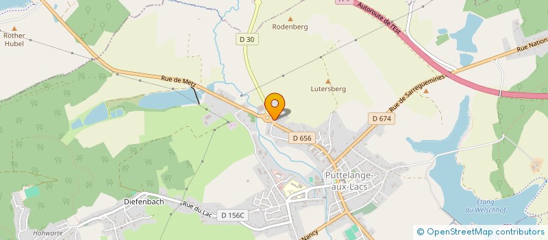localisation de l'entreprise DISTRIBUTION DES LACS à PUTTELANGE-AUX-LACS
