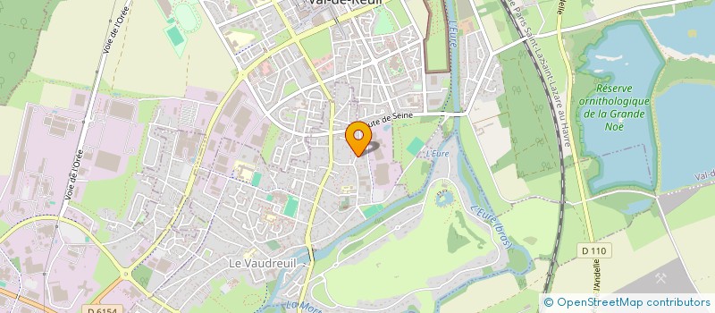 localisation de l'entreprise DISTRIBUTION & DEVELOPPEMENT CHAUFFAGE ECONOMIQUE  LE VAUDREUIL