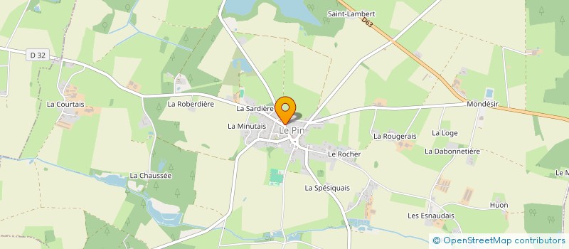 localisation de l'entreprise DISTRIBUTION DEVELOPPEMENT PROJETS SCE  LE PIN