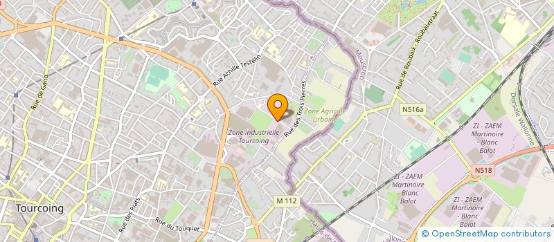 localisation de l'entreprise DISTRIBUTION DIRECTE D USINE à TOURCOING