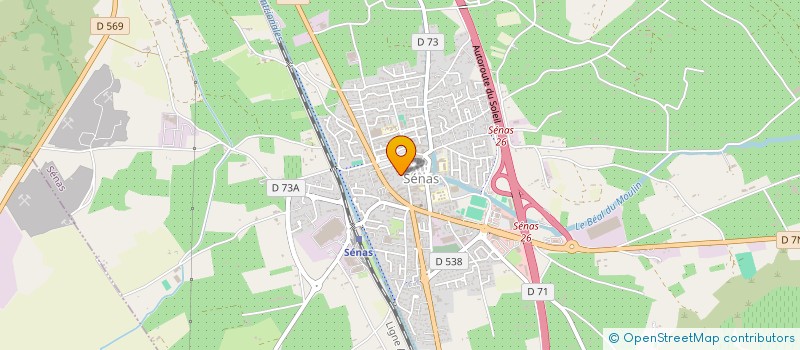 localisation de l'entreprise DISTRIBUTION DU BATIMENT à SENAS