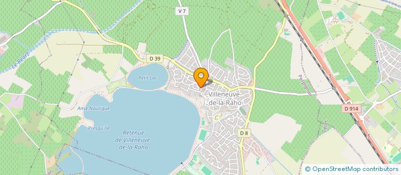 localisation de l'entreprise DISTRIBUTION DU LAC  VILLENEUVE-DE-LA-RAHO