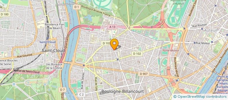 localisation de l'entreprise DISTRIBUTION DU MARCHE à BOULOGNE-BILLANCOURT