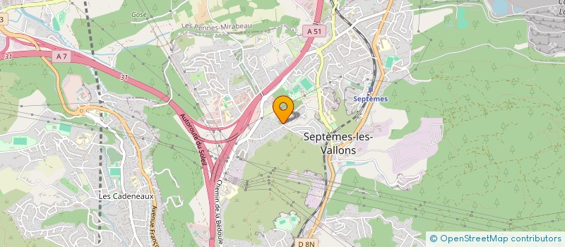localisation de l'entreprise DISTRIBUTION DU MIDI à SEPTEMES LES VALLONS