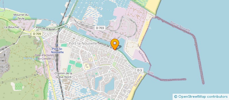 localisation de l'entreprise DISTRIBUTION DU PORT à PORT-LA-NOUVELLE